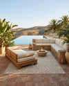Savannah Escape Collection Area Rug - Mara Rectangle Beige  lifestyle 25