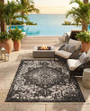 Urban Oasis Rugs Collection Area Rug -  Penthouse (Charcoal Gray) Rectangle Charcoal Gray  lifestyle 28