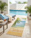 Seaside Haven Rugs Collection Area Rug -  Tides Runner Multi  lifestyle 33