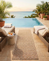 Garden Lattice Charm Collection Area Rug -  Pergola (Beige) Runner Beige  lifestyle 58