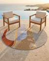 Urban Terrace Collection Area Rug -  Deck Round Multi  lifestyle 73