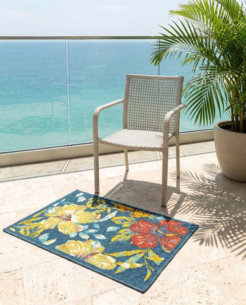 Seaside Haven Rugs Collection Area Rug -  Nautical Rectangle Multi  lifestyle 13