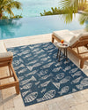 Seaside Haven Rugs Collection Area Rug -  Oceanview Rectangle Blue  lifestyle 7