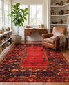 Safari Escape Rugs Collection Area Rug - Serengeti Rectangle Multi  lifestyle 22