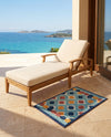 Caribbean Terrace Collection Area Rug -  Tobago Rectangle Ivory  lifestyle 17