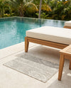 Desert Nomad Terrace Collection Area Rug - Sahara (Gray) Rectangle Gray  lifestyle 30