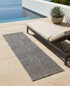 Jill Zarin Sedona Oasis Outdoor Collection Area Rug - Coconino (Black Sky) Runner Black Sky  lifestyle 15