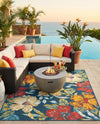 Seaside Haven Rugs Collection Area Rug -  Nautical Rectangle Multi  lifestyle 23