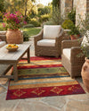 Urban Terrace Collection Area Rug -  Rooftop Rectangle Multi  lifestyle 67