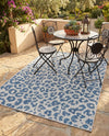 Savannah Escape Collection Area Rug -  Amazon (Blue) Rectangle Blue  lifestyle 32