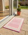 Bahama Breeze Outdoor Collection Area Rug -  Abaco Rectangle Pink  lifestyle 19