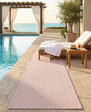 Seaside Serenity Collection Area Rug - Veranda (Whisper Pink) Runner Whisper Pink  lifestyle 55