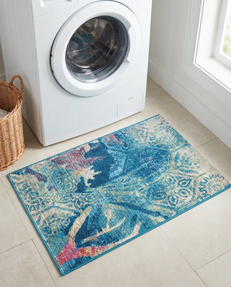 Seaside Haven Rugs Collection Area Rug - Marina Rectangle Multi  lifestyle 9