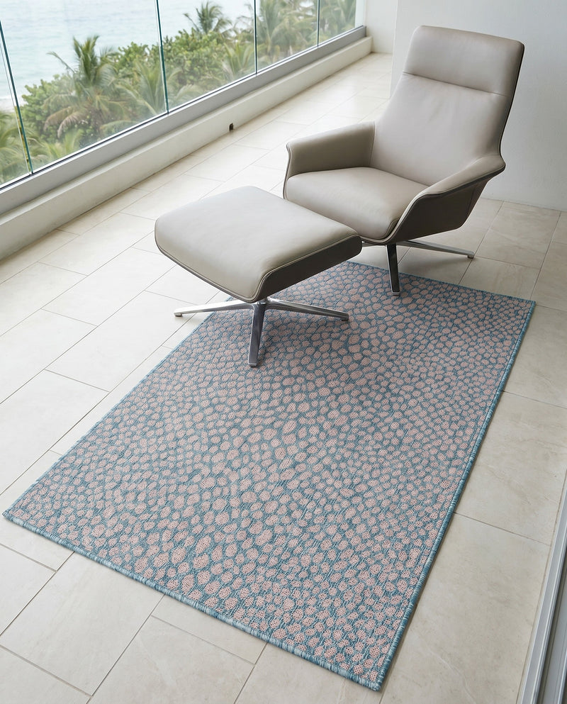 Urban Oasis Rugs Collection Area Rug -  Terrace (Pink and Aqua) Rectangle Pink and Aqua  lifestyle 19