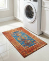 Patio Heritage Collection Area Rug -  Pavilion Rectangle Navy Blue  lifestyle 9