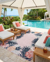 Seaside Blooms Collection Area Rug - Haven Rectangle Pink  lifestyle 44
