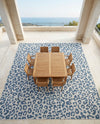 Savannah Escape Collection Area Rug -  Amazon (Blue) Square Blue  lifestyle 29