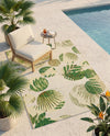 Seaside Blooms Collection Area Rug -  Ivy Rectangle Green  lifestyle 23