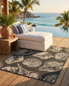Seaside Haven Rugs Collection Area Rug -  Lighthouse (Black and White) Rectangle Black and White  lifestyle 16