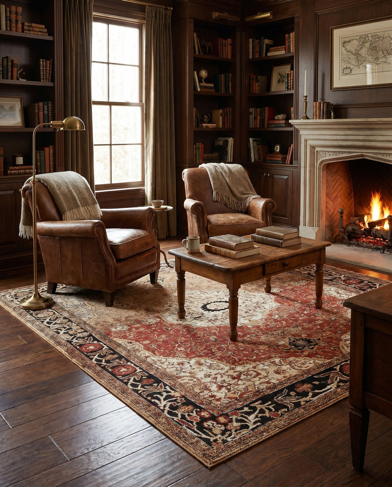 Patio Heritage Collection Area Rug -  Gazebo Rectangle Multi  lifestyle 16
