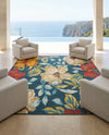 Seaside Haven Rugs Collection Area Rug -  Nautical Square Multi  lifestyle 94