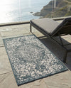 Urban Oasis Rugs Collection Area Rug -  Penthouse (Teal) Rectangle Teal  lifestyle 32