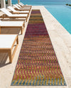 Urban Terrace Collection Area Rug -  Walkway Runner Multi  lifestyle 64