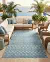 Garden Lattice Charm Collection Area Rug -  Pergola (Aqua) Rectangle Aqua  lifestyle 8
