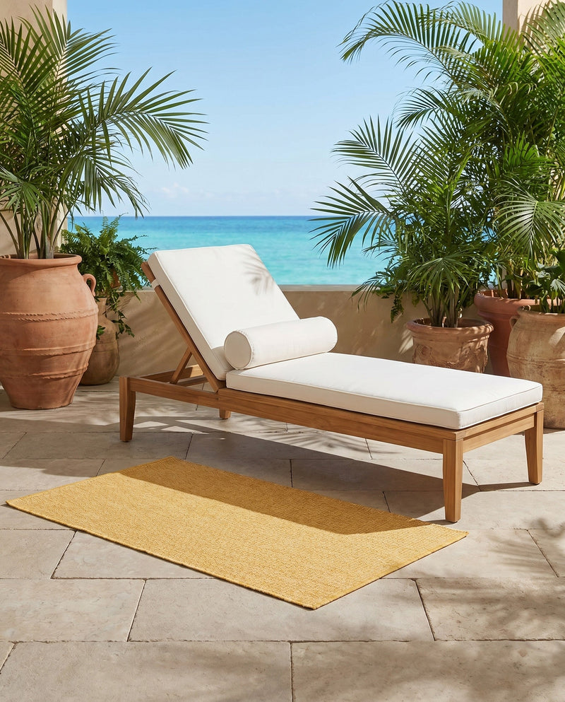 Seaside Serenity Collection Area Rug - Veranda (Corn Harvest Yellow) Rectangle Corn Harvest Yellow  lifestyle 27