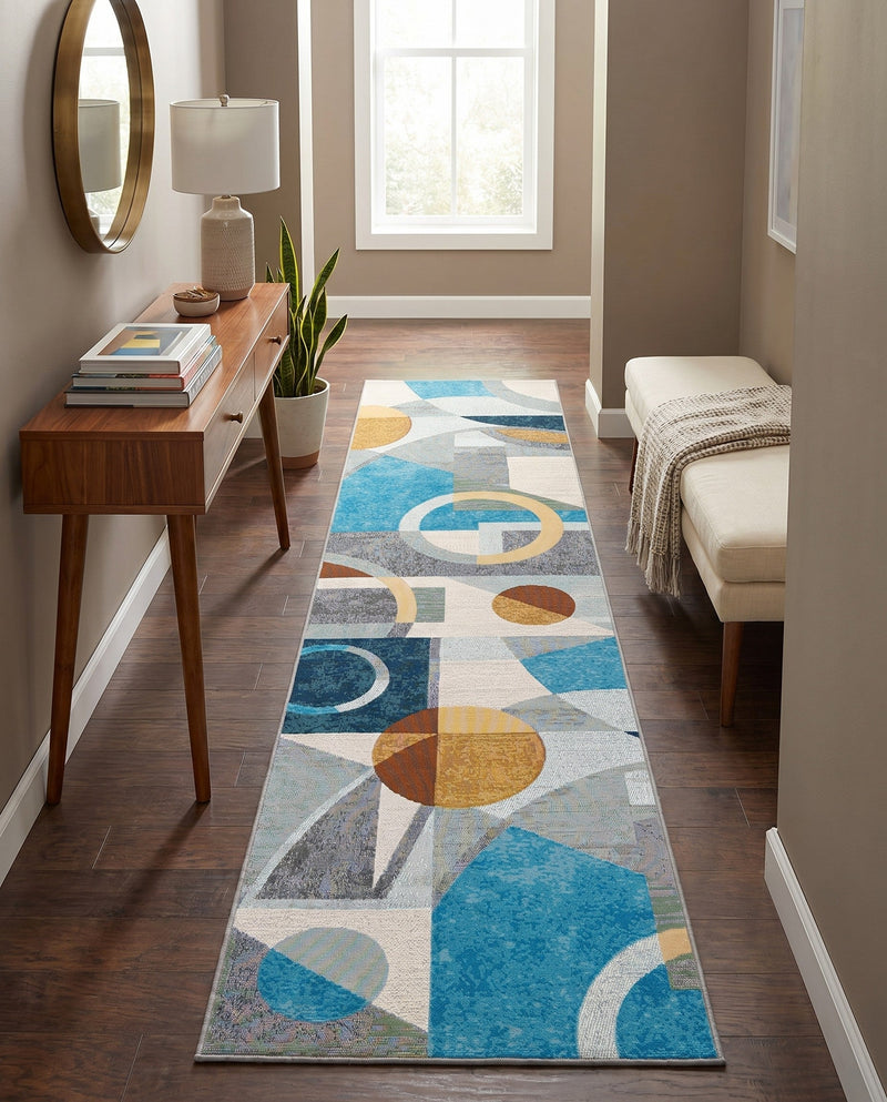 Urban Terrace Collection Area Rug -  Loggia Runner Multi  lifestyle 39