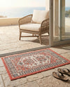 Patio Heritage Collection Area Rug - Veranda Rectangle Multi  lifestyle 24