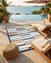 Caribbean Terrace Collection Area Rug -  Jamaica Rectangle Ivory  lifestyle 10