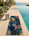 Seaside Blooms Collection Area Rug -  Leaf Runner Multi  lifestyle 67