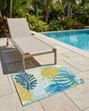 Seaside Blooms Collection Area Rug -  Sunkiss Rectangle Multi  lifestyle 24