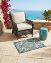 Urban Oasis Rugs Collection Area Rug -  Penthouse (Teal) Rectangle Teal  lifestyle 37