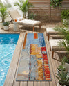 Urban Terrace Collection Area Rug -  Arbour Runner Multi  lifestyle 30
