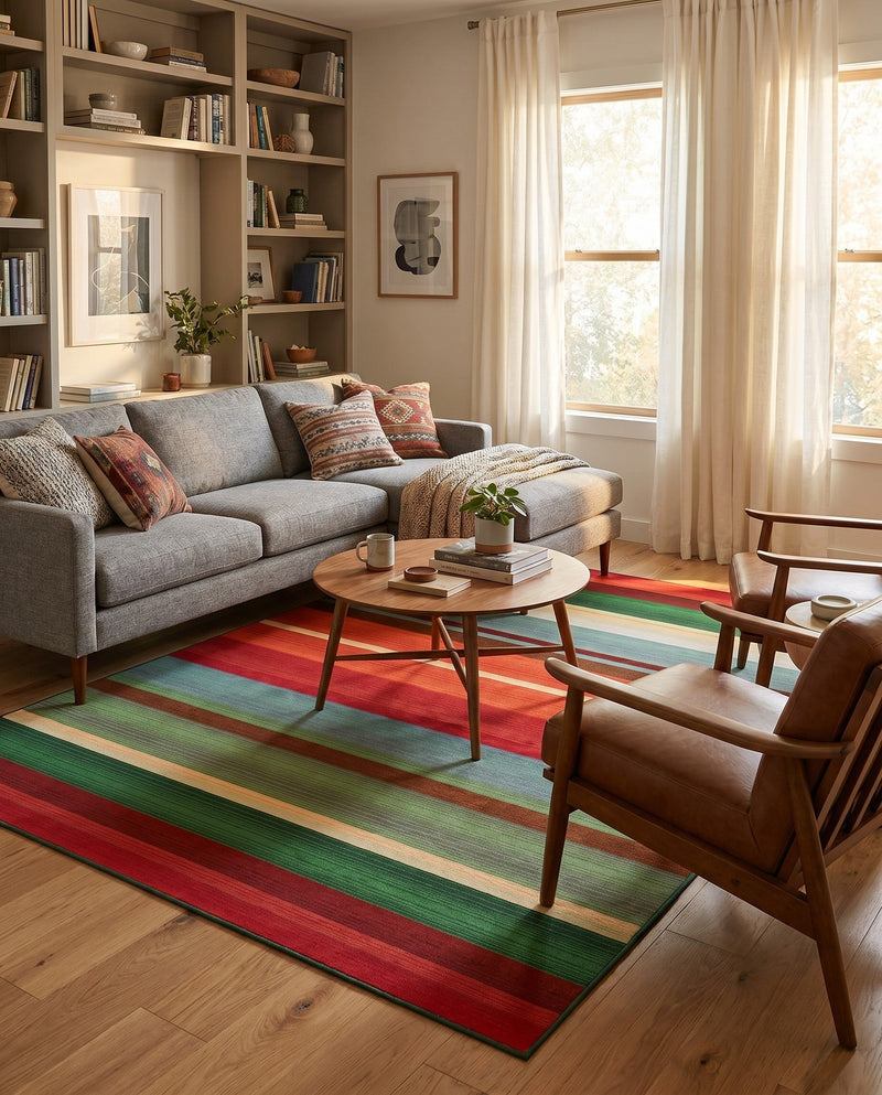 Urban Terrace Collection Area Rug -  Canopy Rectangle Multi  lifestyle 20