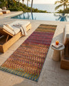 Urban Terrace Collection Area Rug -  Walkway Runner Multi  lifestyle 65