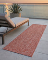 Seaside Serenity Collection Area Rug - Veranda (Rust Red) Runner Rust Red  lifestyle 47