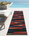Urban Terrace Collection Area Rug -  Courtyard Runner Multi  lifestyle 73