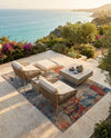 Urban Terrace Collection Area Rug -  Boulevard Rectangle Multi  lifestyle 25
