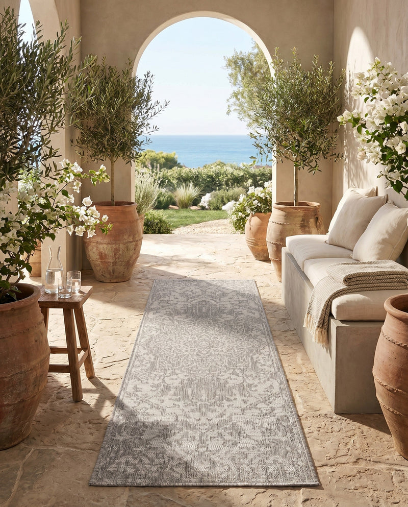 Urban Oasis Rugs Collection Area Rug -  Penthouse (Gray) Runner Gray  lifestyle 54