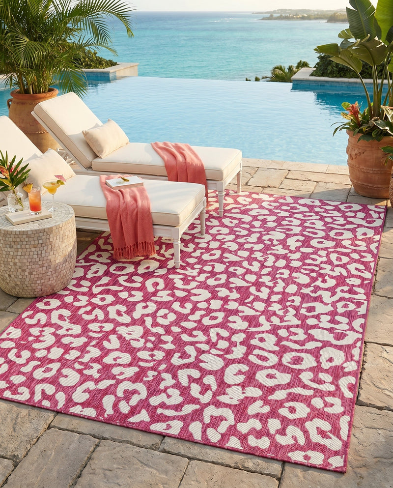 Savannah Escape Collection Area Rug -  Amazon (Magenta) Rectangle Magenta  lifestyle 15
