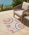 Seaside Blooms Collection Area Rug -  Eden Rectangle Pink  lifestyle 71