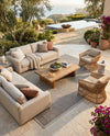 Terrace Fringe Collection Area Rug - Patio Rectangle Brown  lifestyle 31