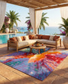 Urban Terrace Collection Area Rug -  Laneway Rectangle Multi  lifestyle 11
