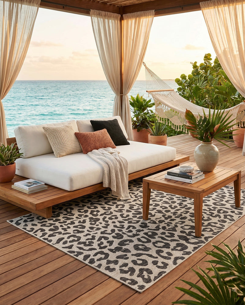 Savannah Escape Collection Area Rug -  Amazon (Light Gray) Rectangle Light Gray  lifestyle 20