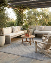Savannah Pergola Collection Area Rug - Savannah Rectangle Gray  lifestyle 26