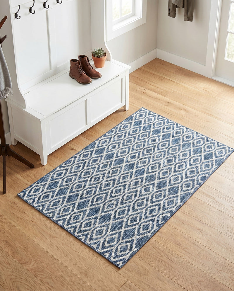 Urban Oasis Rugs Collection Area Rug -  Boulevard (Blue) Rectangle Blue  lifestyle 22