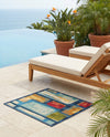 Urban Terrace Collection Area Rug -  Portico Rectangle Multi  lifestyle 19